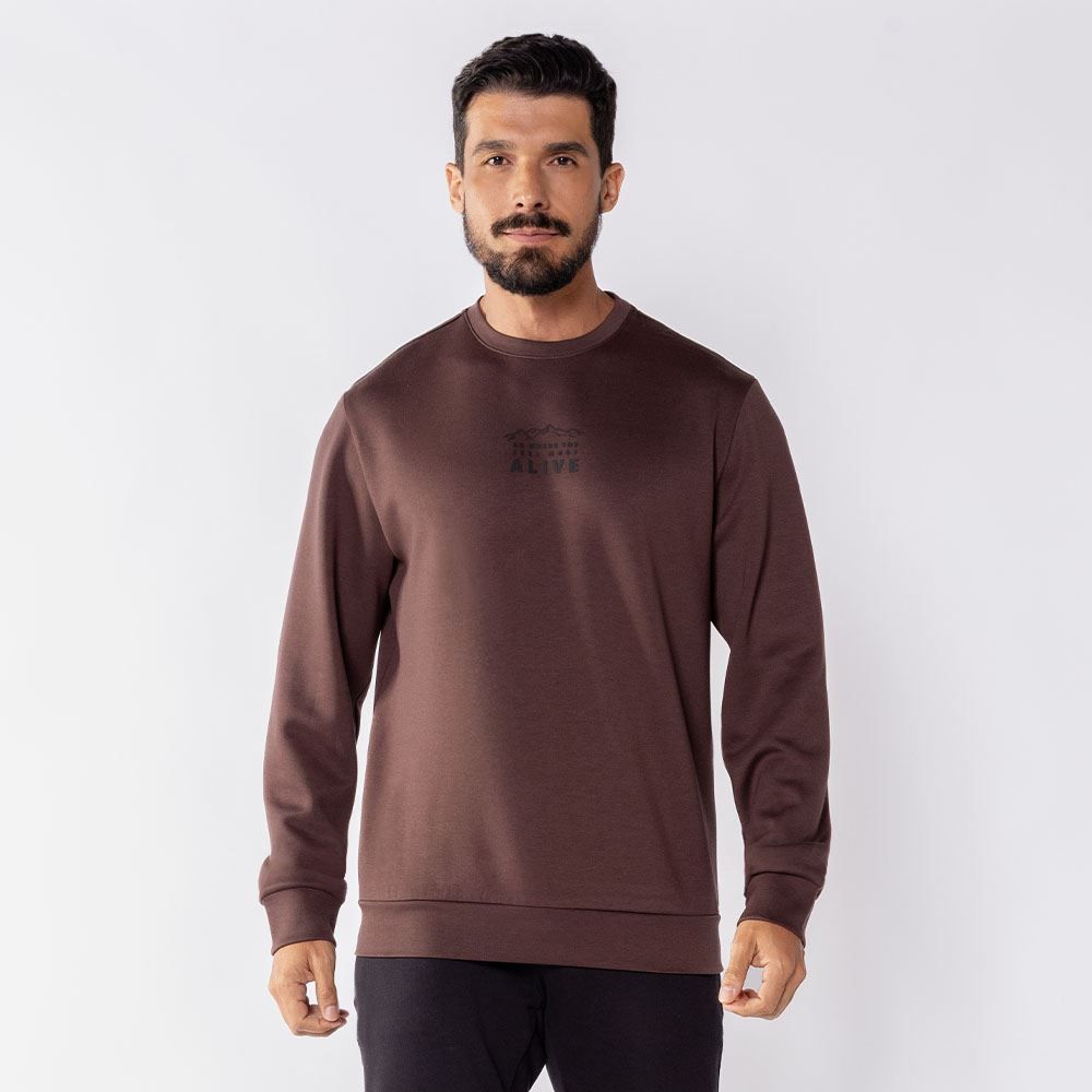 Moletom Masculino Gola Redonda Thing