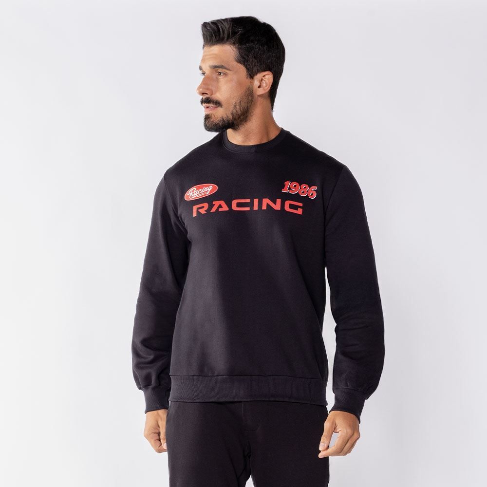 Moletom Masculino Sem Capuz Racing Thing