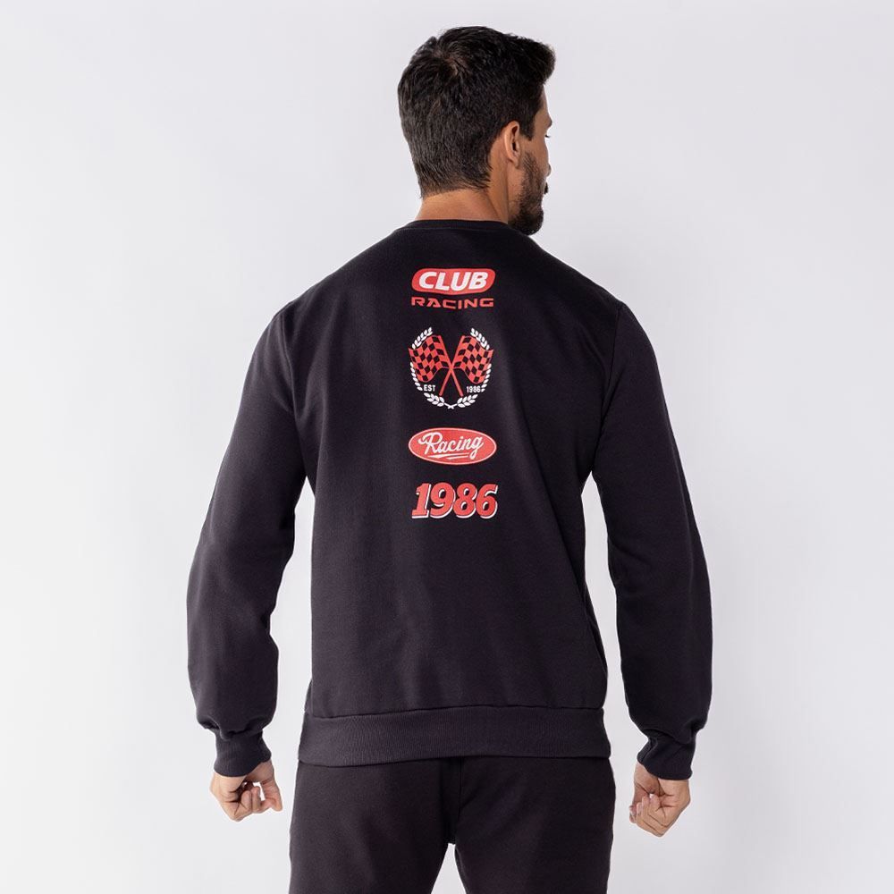 Moletom Masculino Sem Capuz Racing Thing