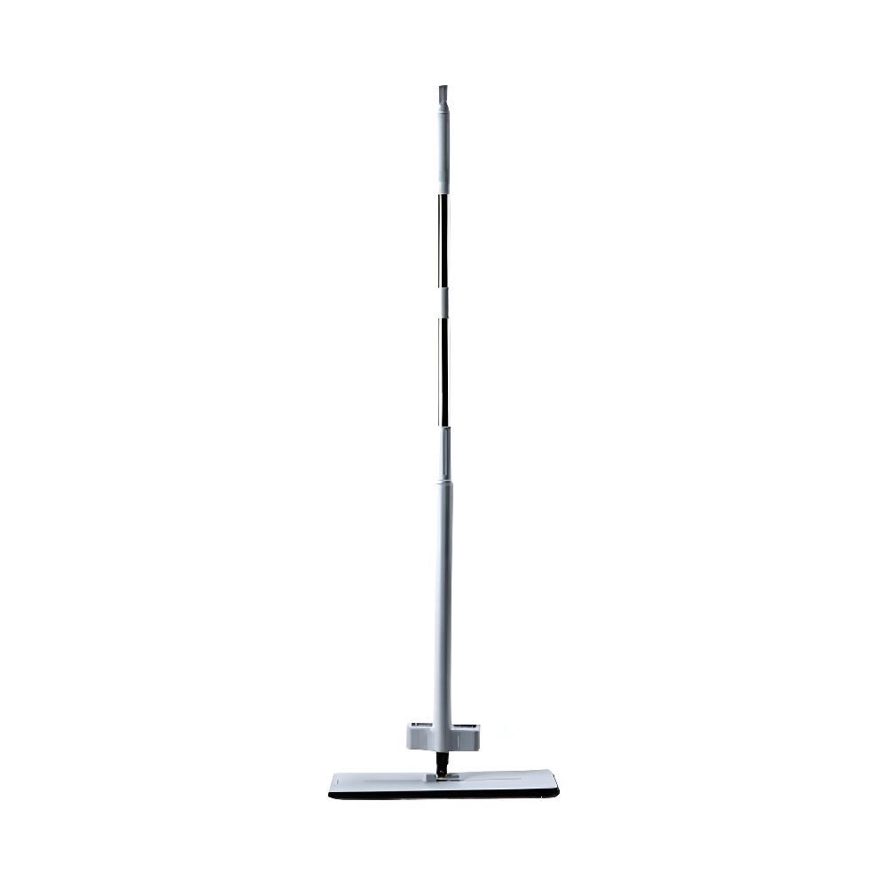 Mop Flat Com Cabo Ajustável E Esfregão Havan Casa 129Cm - Branco e Prateado