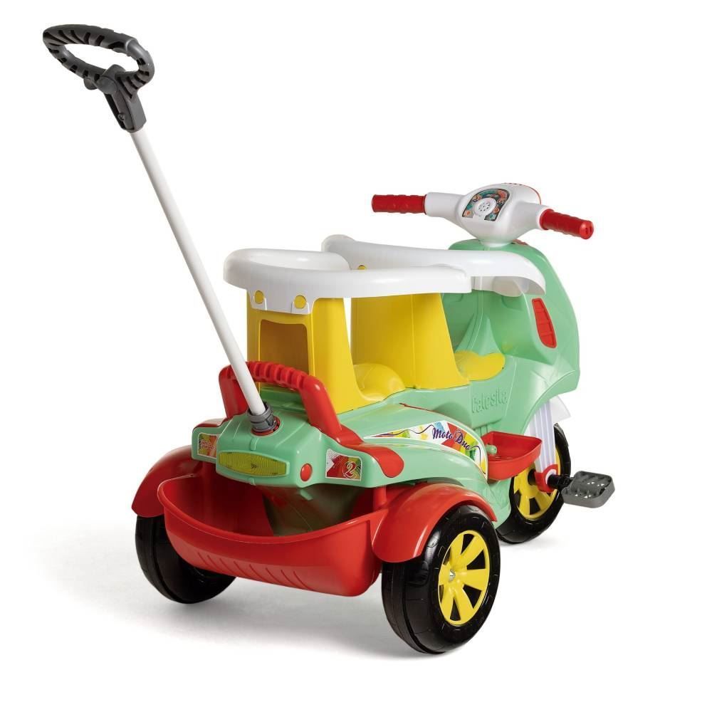 Motoca Duo Color 2 Lugares Calesita - 1038
