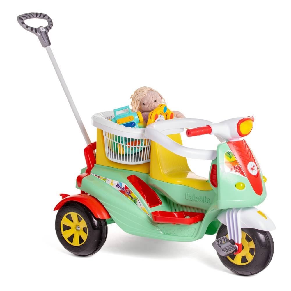 Motoca Duo Color 2 Lugares Calesita - 1038