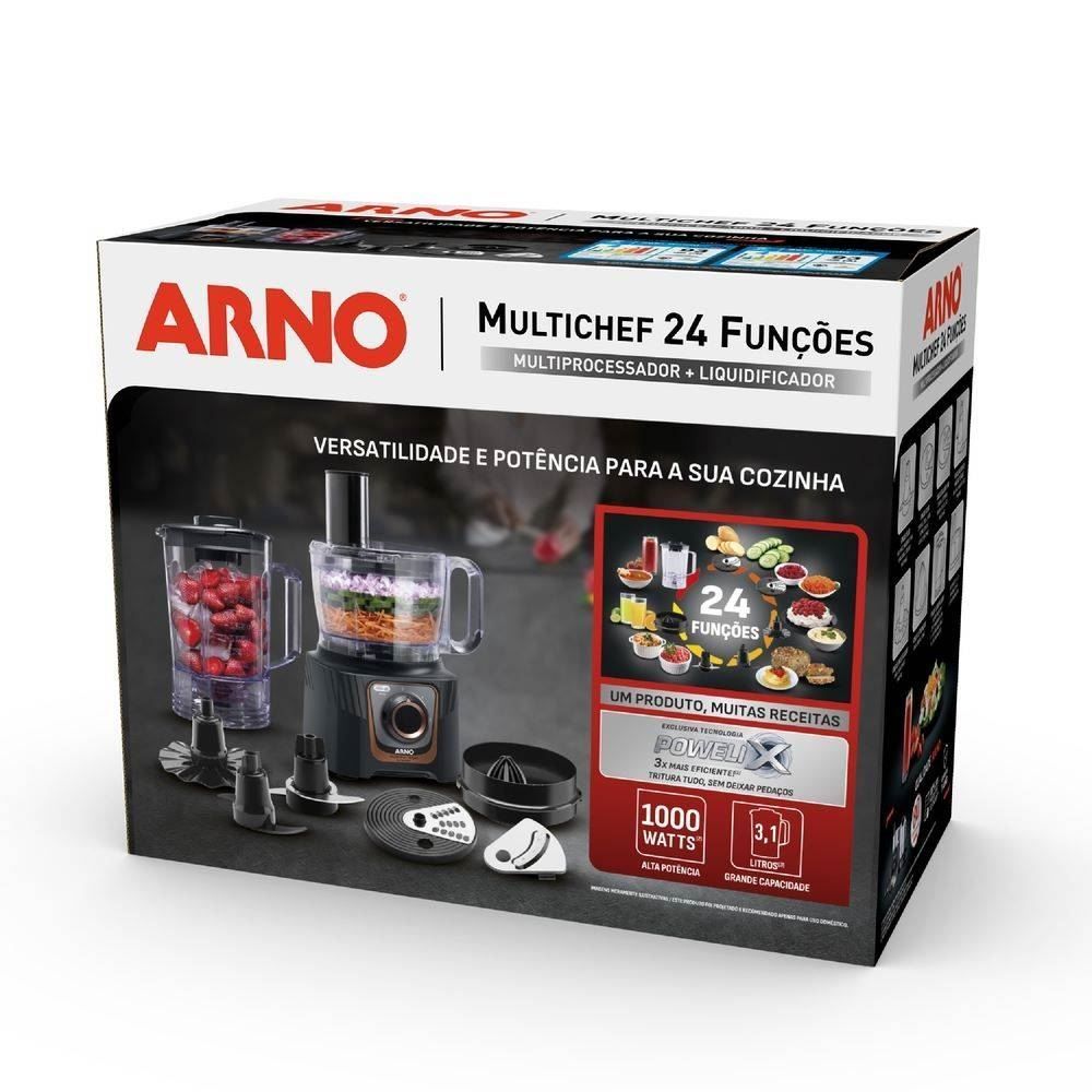 Multiprocessador Arno 1000W 24 Funções MP72