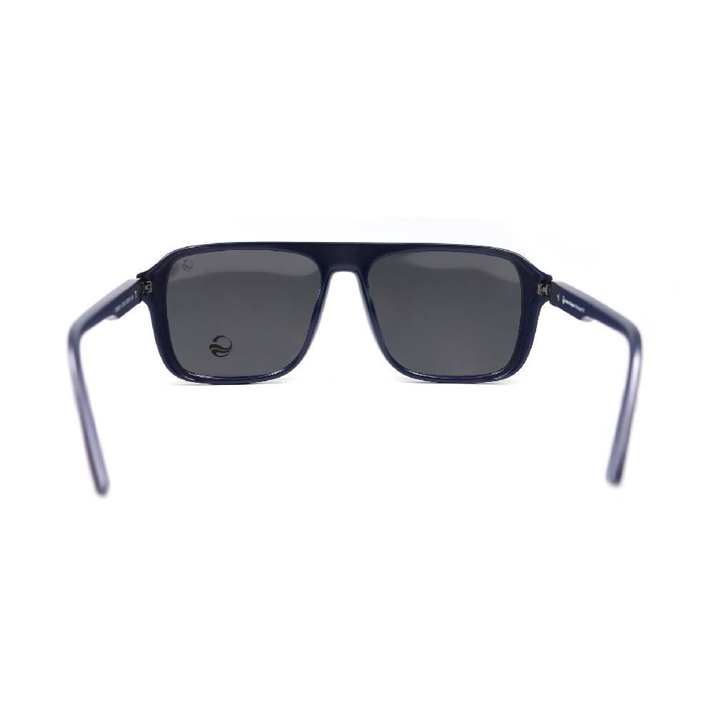 Óculos De Sol Masculino Cobra D'agua Cda 011 C100 - Preto e Azul Escuro
