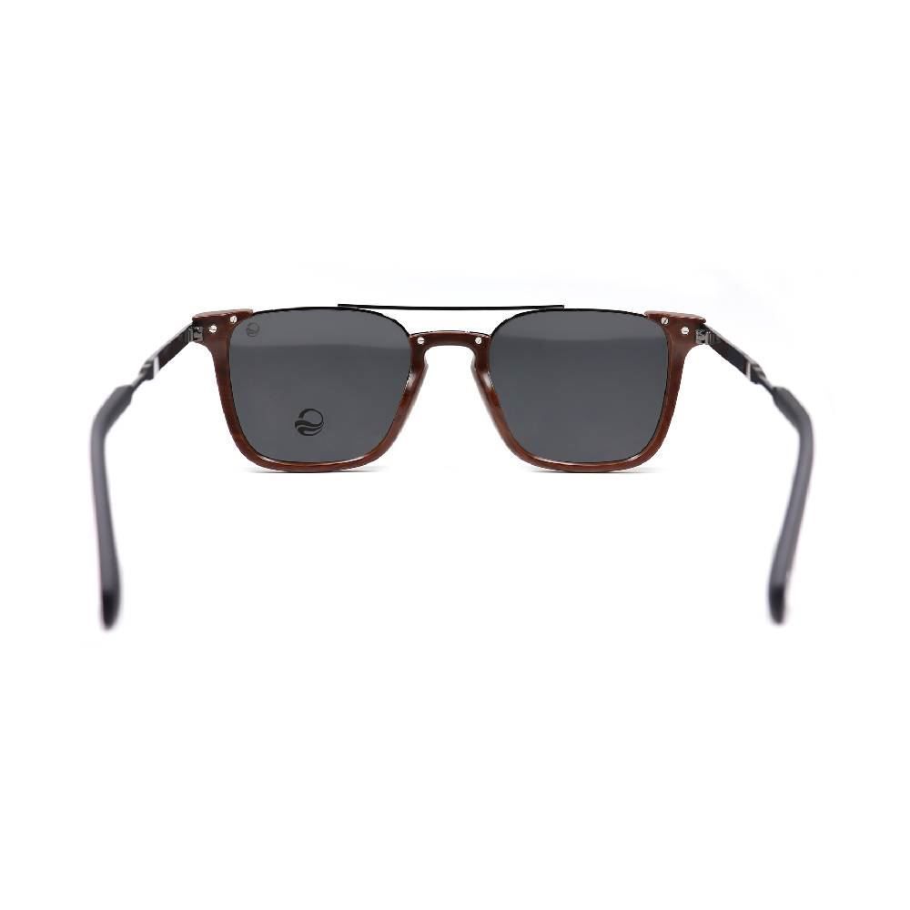 Óculos De Sol Masculino Cobra D'agua Cda 012 C100 - Preto e Marrom