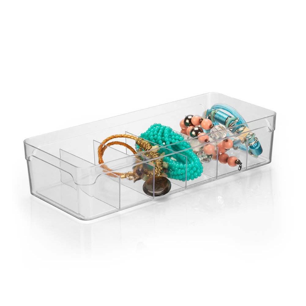 Organizador De Gavetas Colméia Cristal Arthi 3 Litros - Transparente