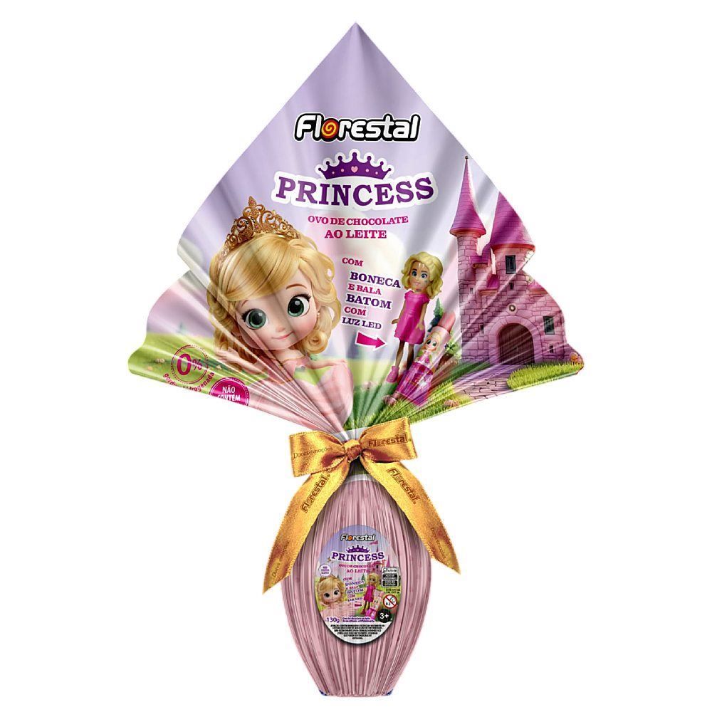 Ovo de Páscoa Ao Leite Princess Florestal - 130g