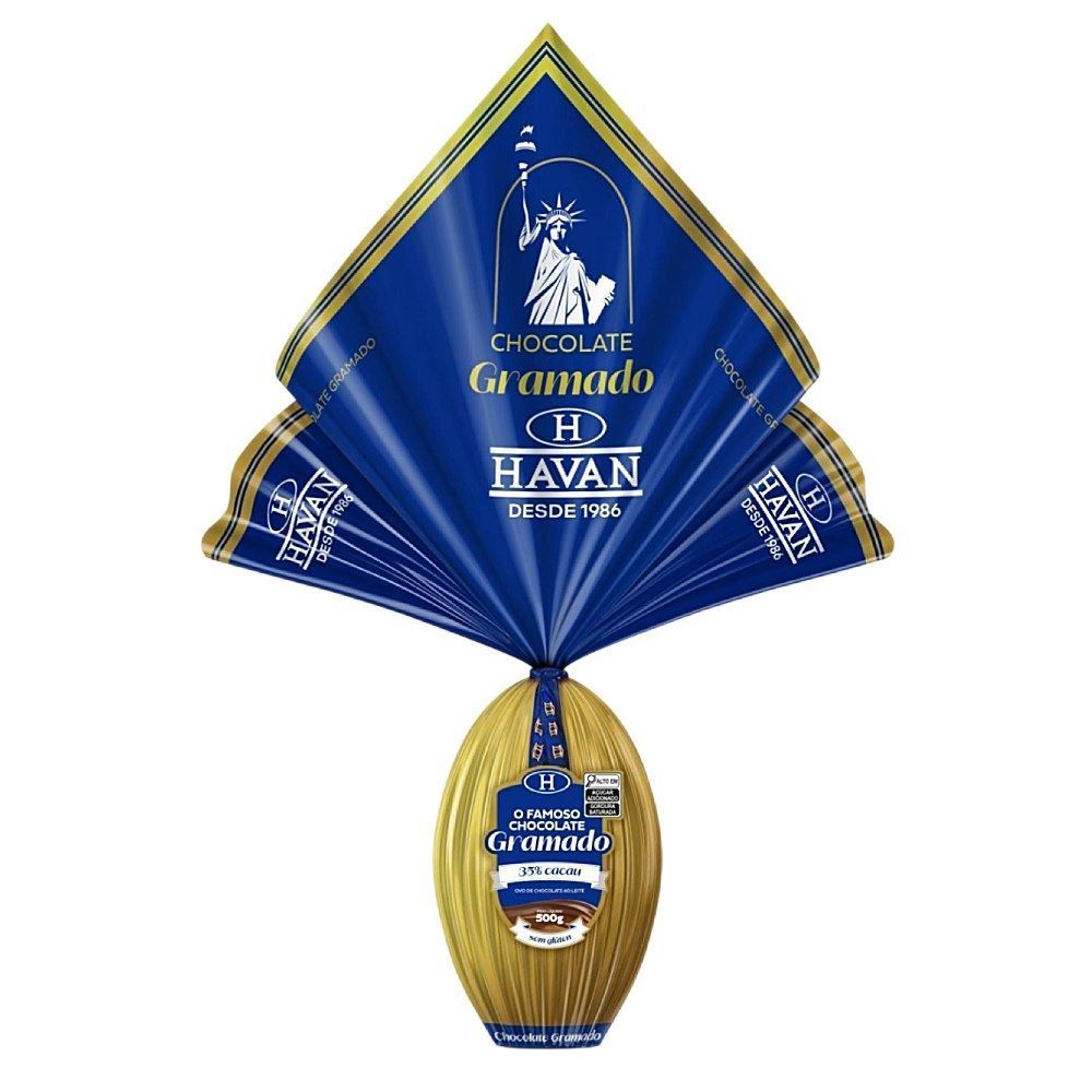 Ovo de Páscoa Chocolate Ao Leite Havan - 500g