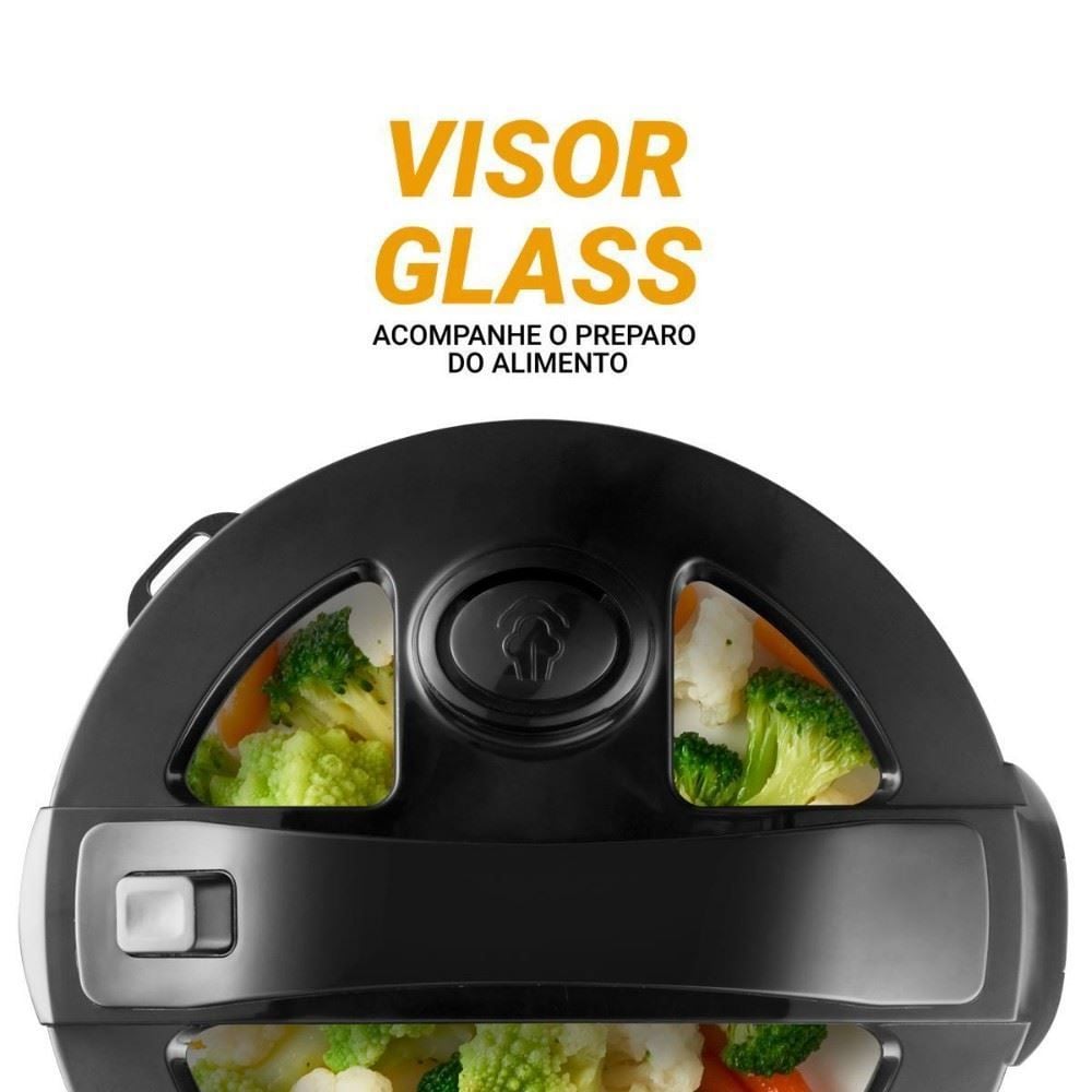 Panela de Arroz Elétrica Philco 6 Xícaras Inox 400W PPA06A