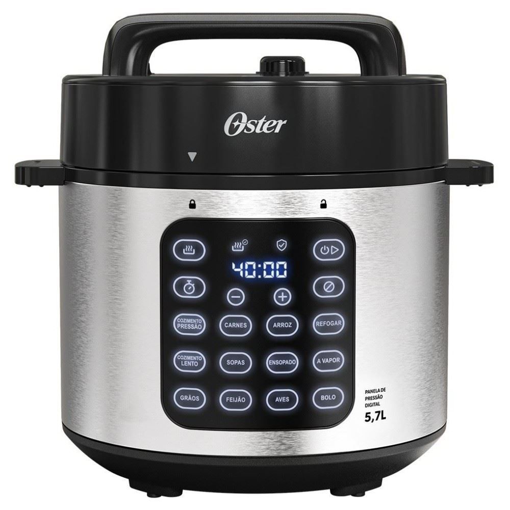 Panela De Pressão Elétrica Oster 5,7 Litros Digital OPAN930