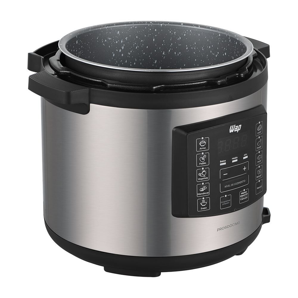 Panela De Pressão Elétrica Wap 6 Litros 1000W WPPE1