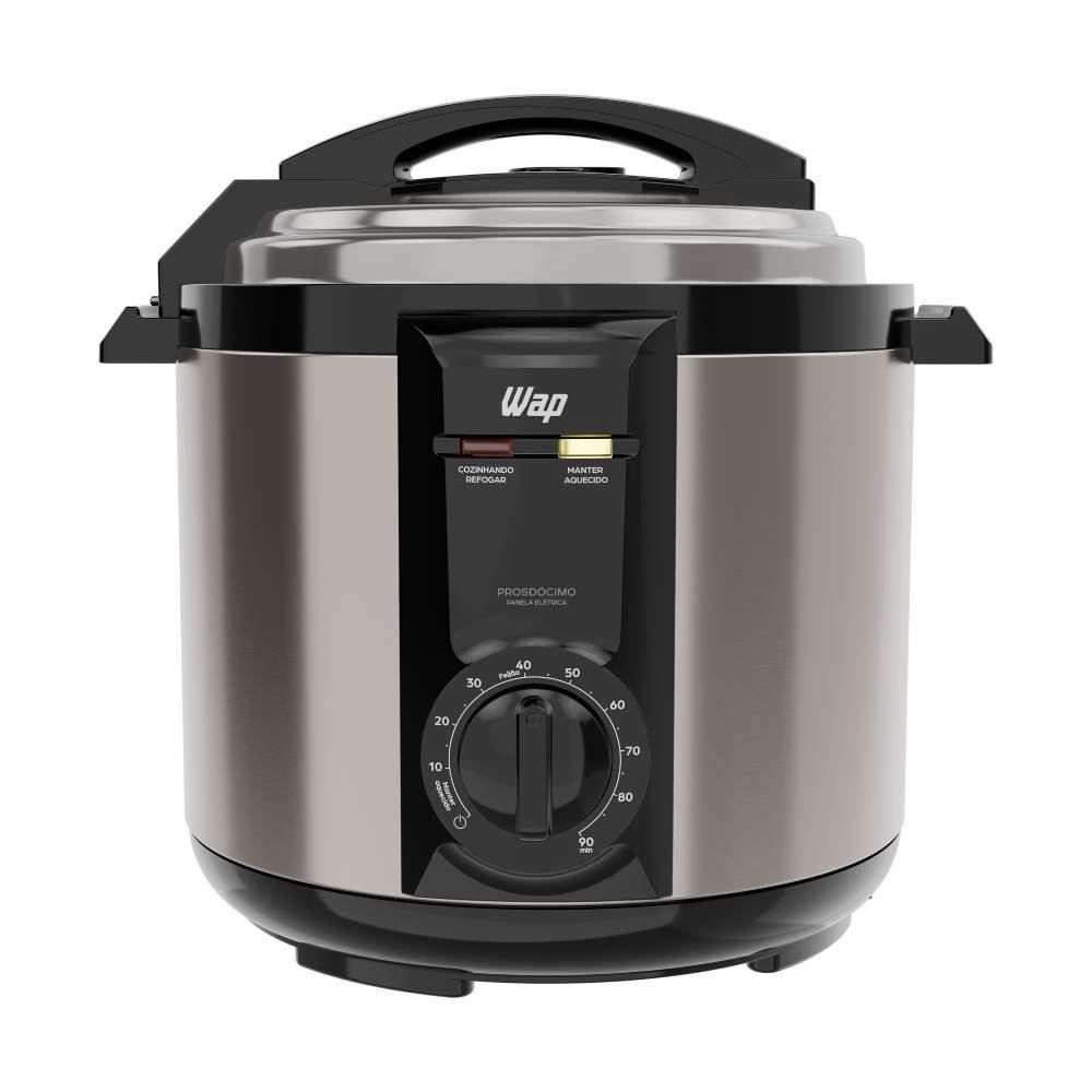 Panela de Pressão Elétrica WAP 900W 5 Litros Inox WPPE2