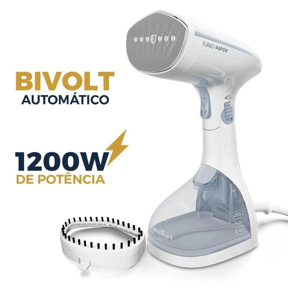 Passadeira a Vapor Britânia Portátil 1200W Bivolt Bvp06