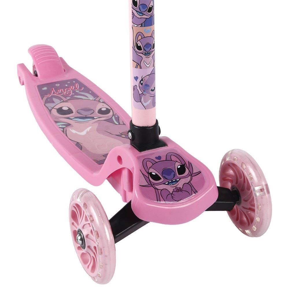 Patinete Infantil 3 Rodas com Led Angel Disney
