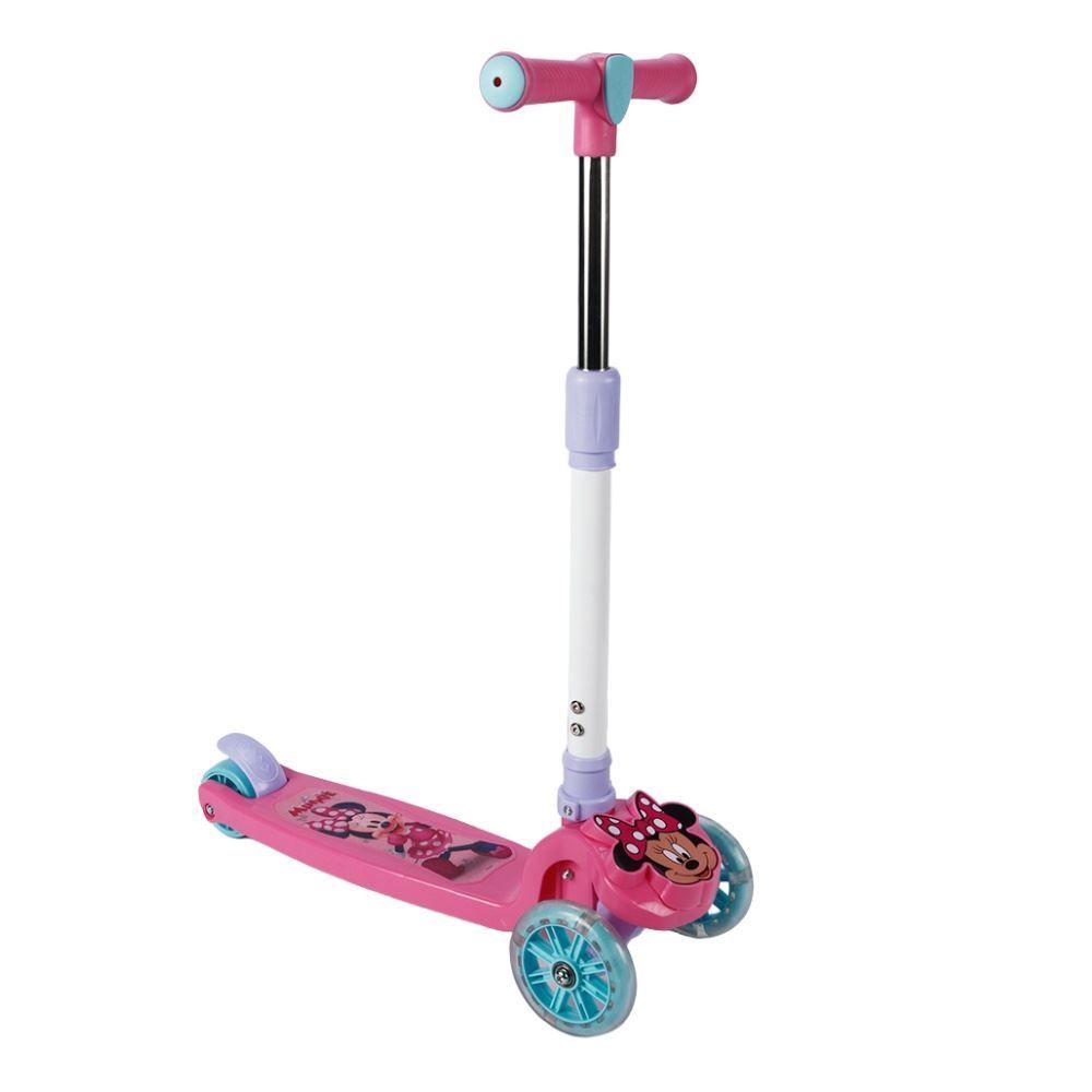 Patinete 3D com Led Minnie Havan Toys - 3 Rodas
