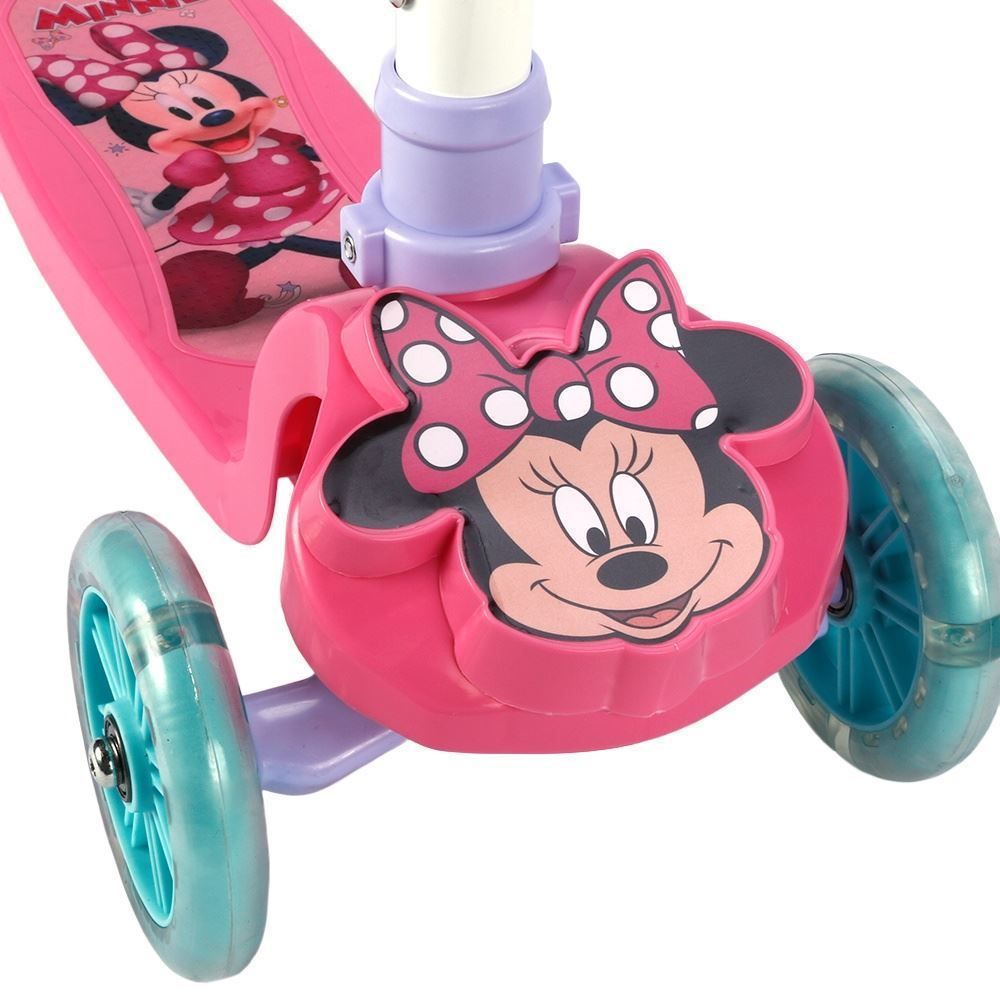 Patinete 3D com Led Minnie Havan Toys - 3 Rodas