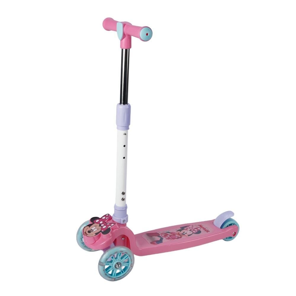 Patinete 3D com Led Minnie Havan Toys - 3 Rodas