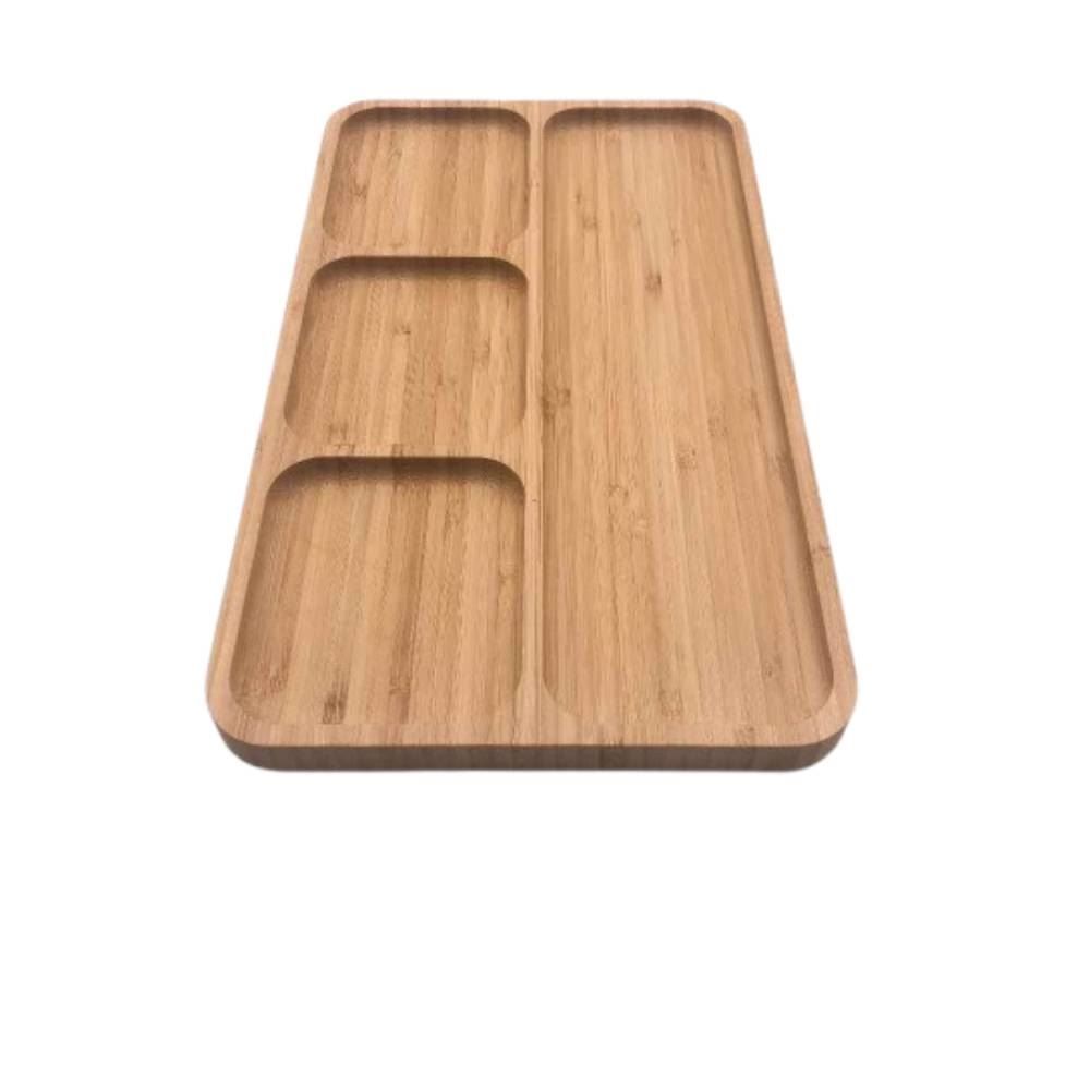 Petisqueira Havan Casa 4 Divisões 33Cm - Bambu