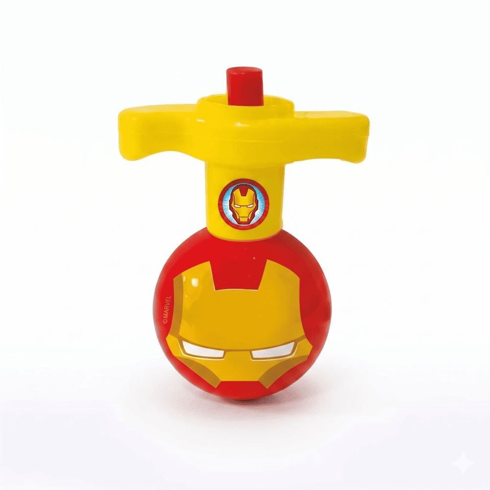 Pião com Luz Avengers Etitoys - Sortido