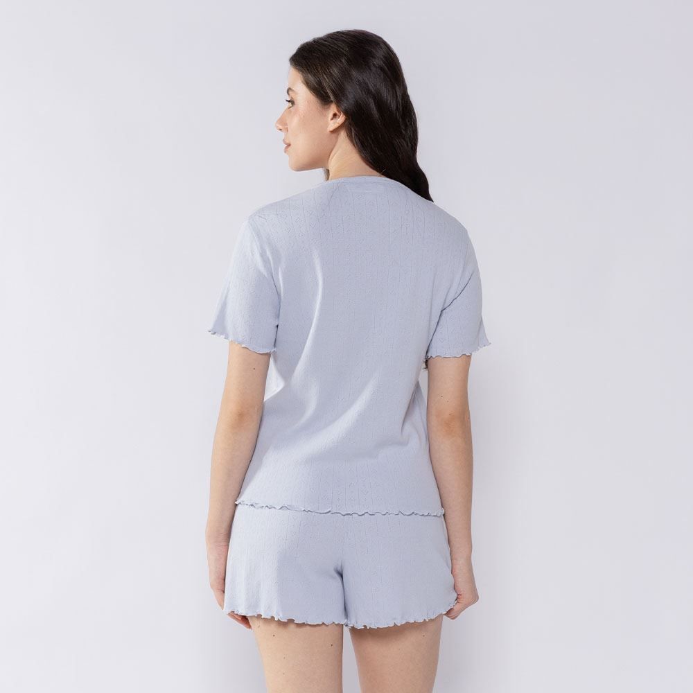 Pijama Americano Feminino De Tricô Camila Moretti