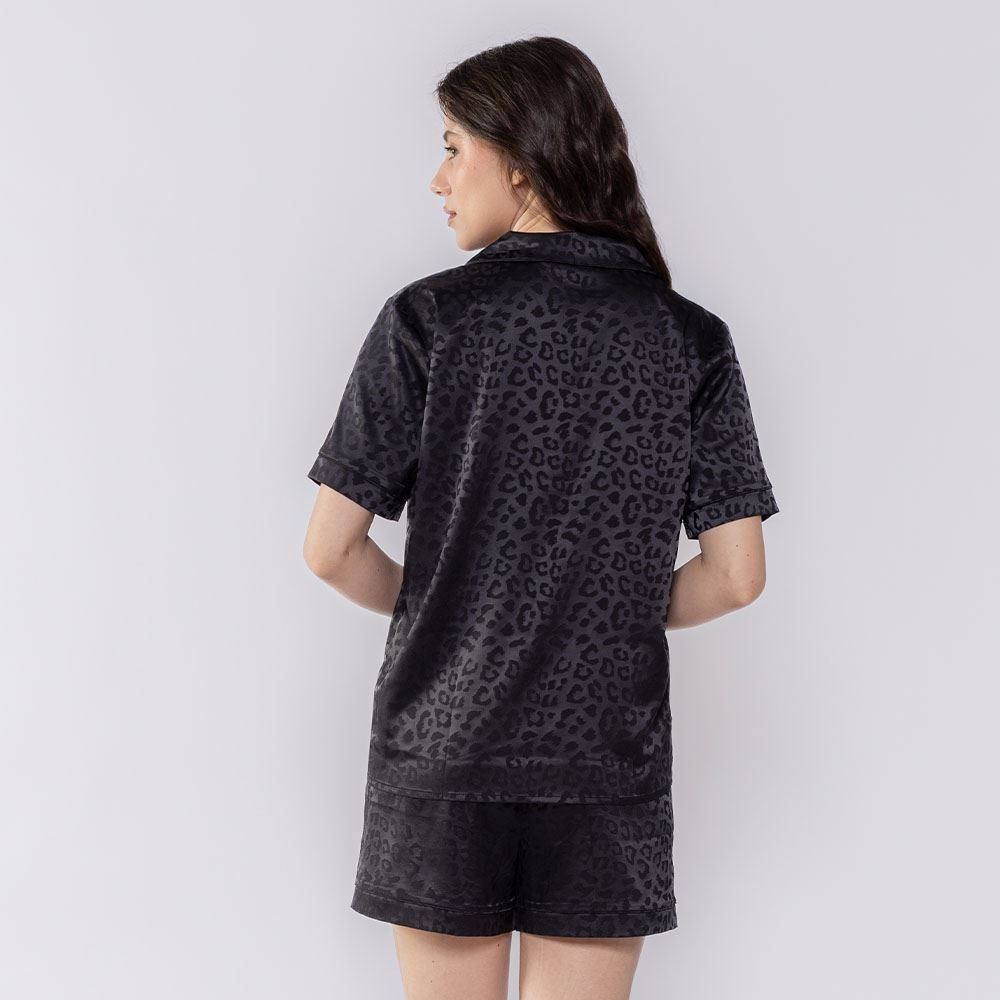 Pijama Feminino Americano Animal Print Camila Moretti