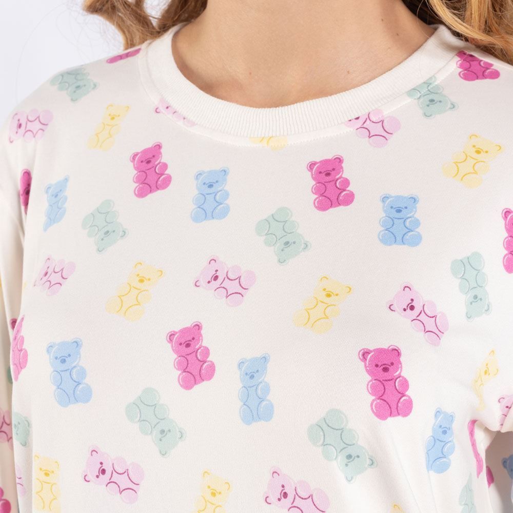 Pijama Feminino Curto Peletizado Camila Moretti