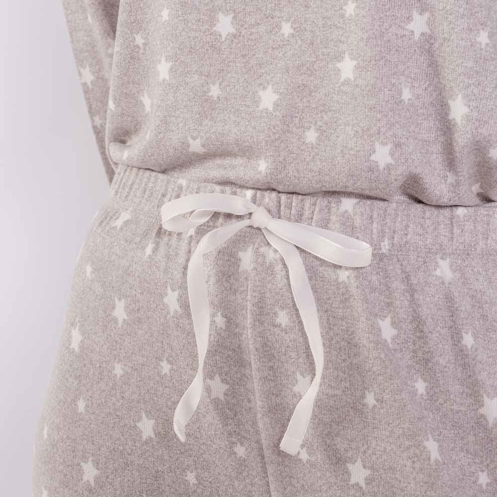 Pijama Feminino Longo Em Malha Tricot Camila Moretti