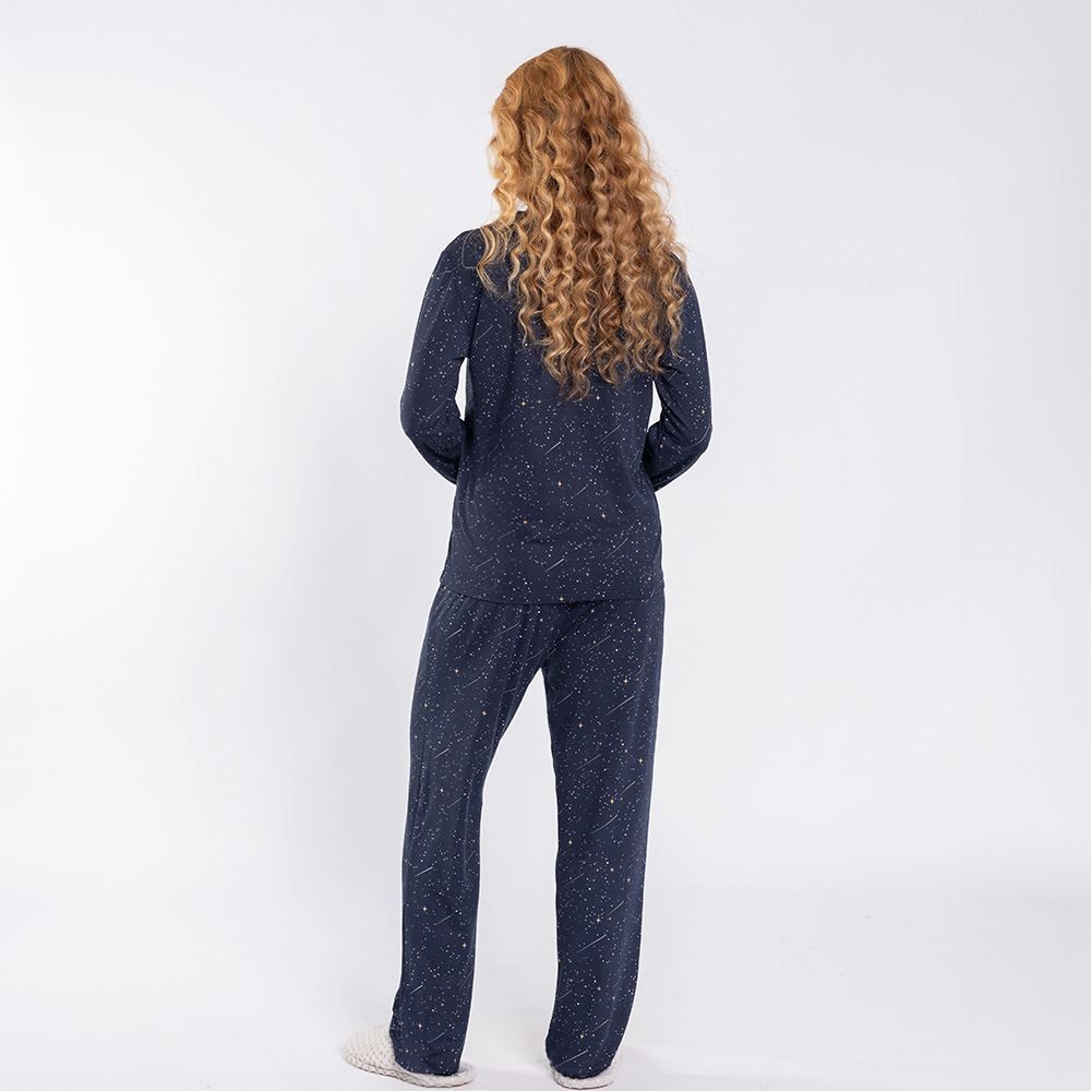 Pijama Feminino Longo Peletizado Camila Moretti