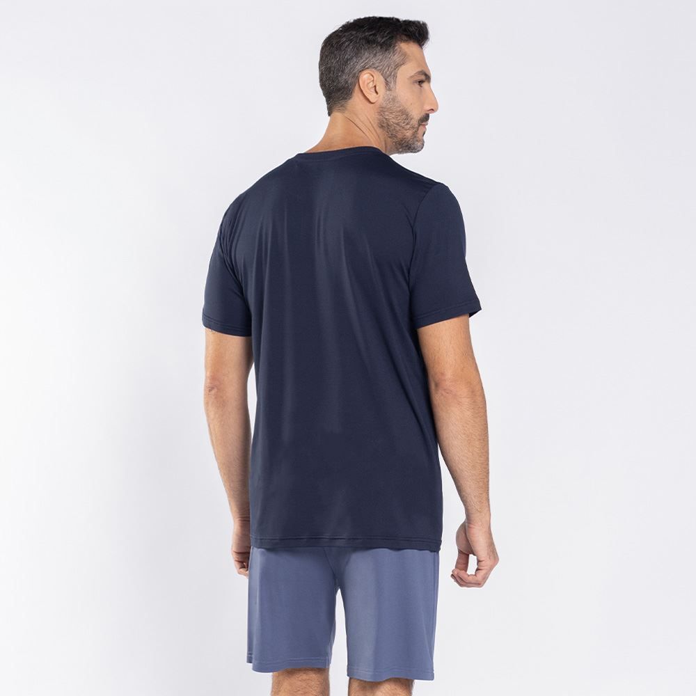 Pijama Masculino Curto Peletizado Marc Alain