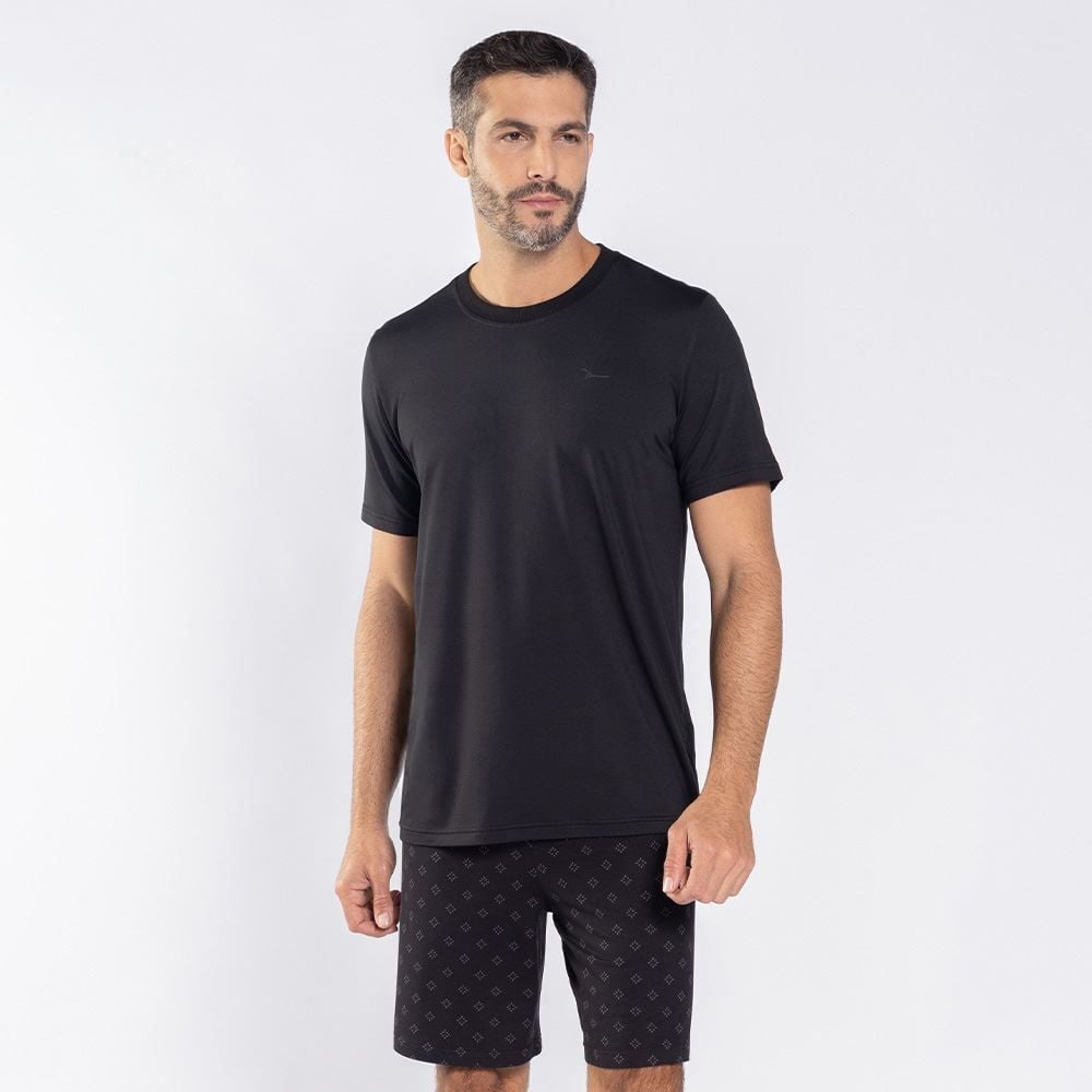 Pijama Masculino Curto Peletizado Marc Alain