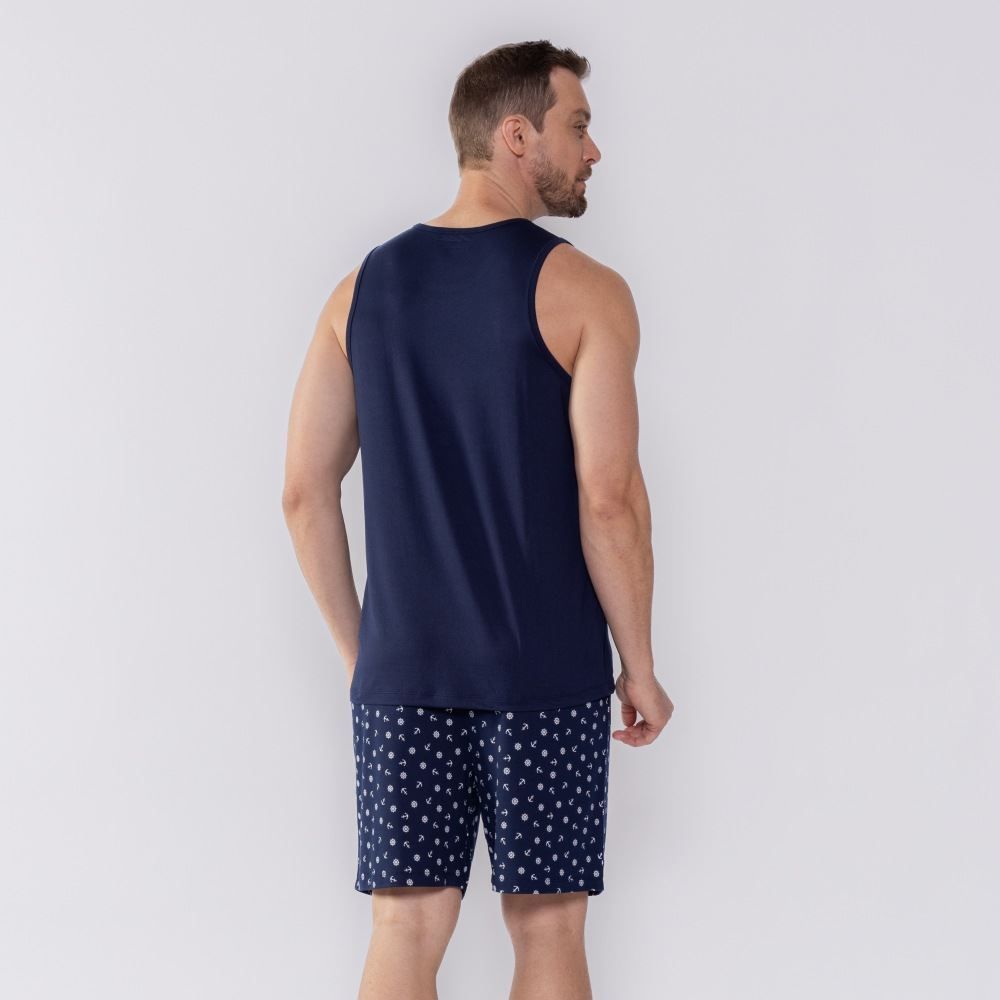 Pijama Masculino Regata Âncora Marc Alain