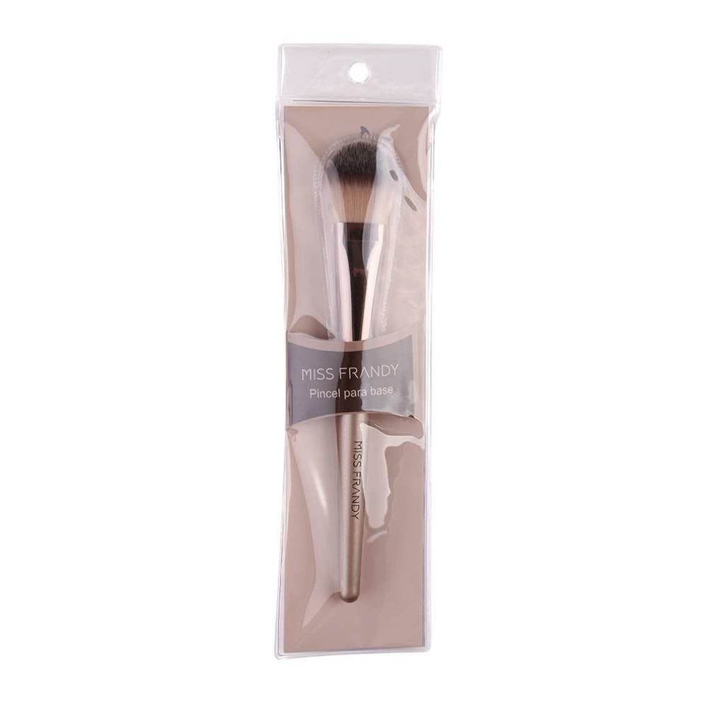 Pincel Para Base Língua De Gato Miss Frandy - Champagne