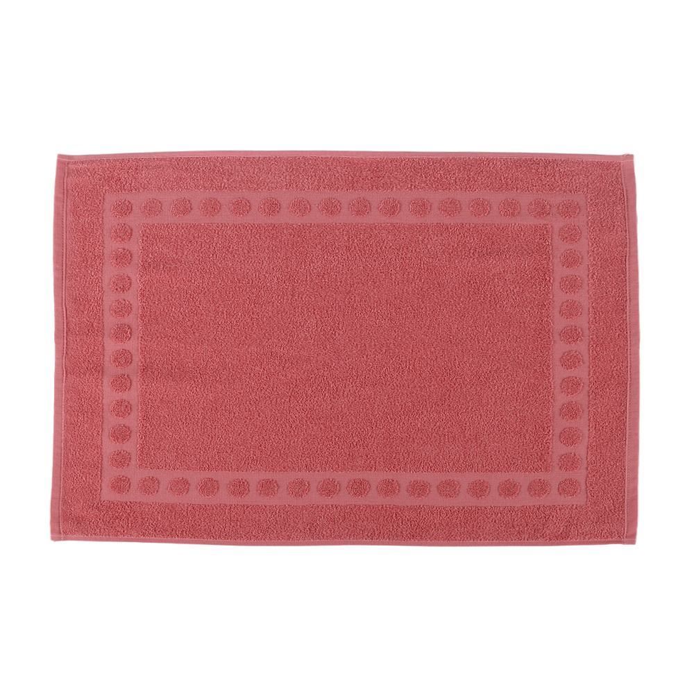 Tapete Piso Atoalhado para Banheiro 100% Algodão Havan Casa - Rose Jolie