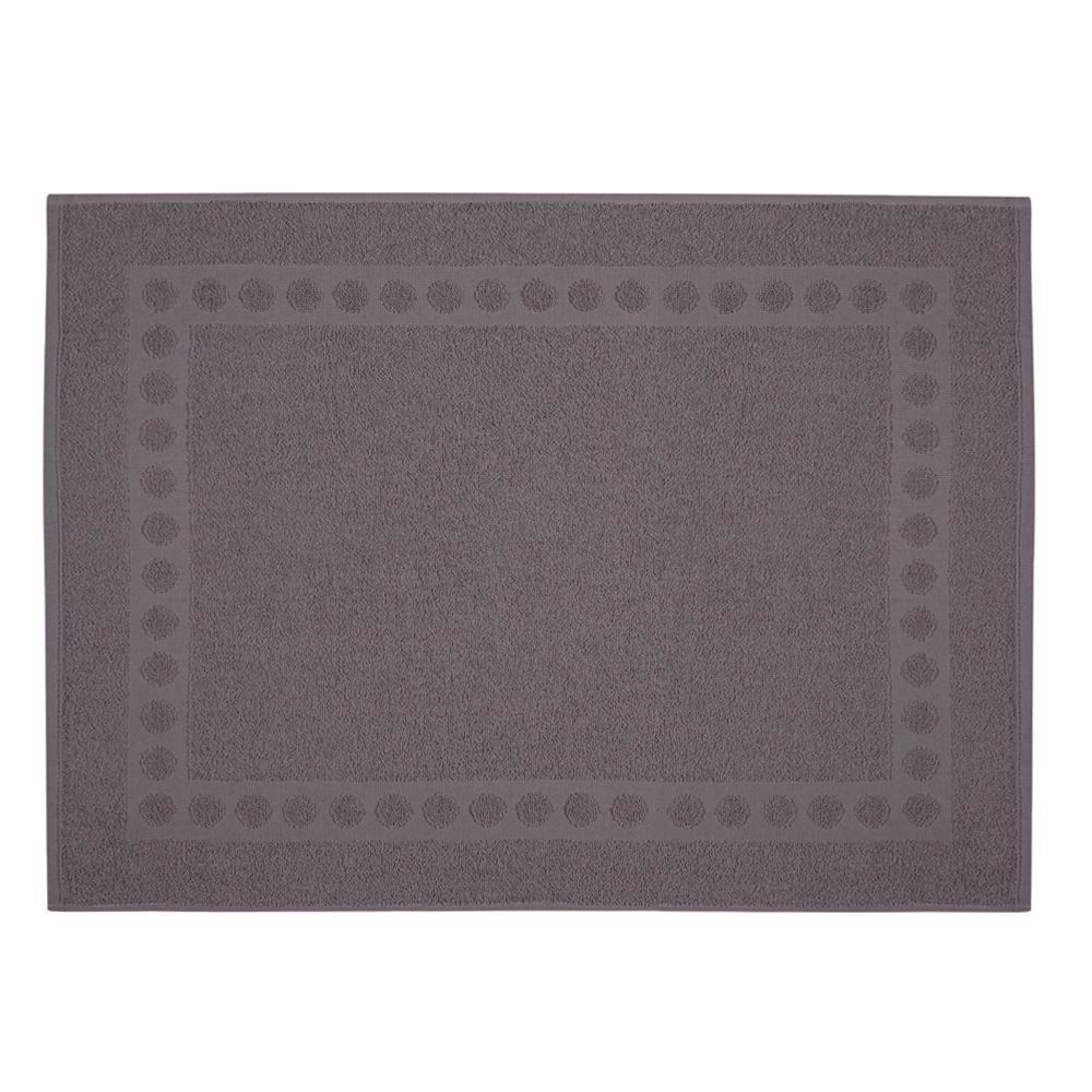 Piso Atoalhado 65X50cm Havan - Chumbo Wave