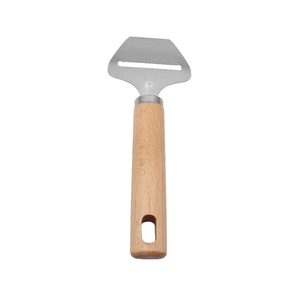Plaina Para Queijo Com Cabo De Madeira Havan Casa 21 Cm - Aço Inox
