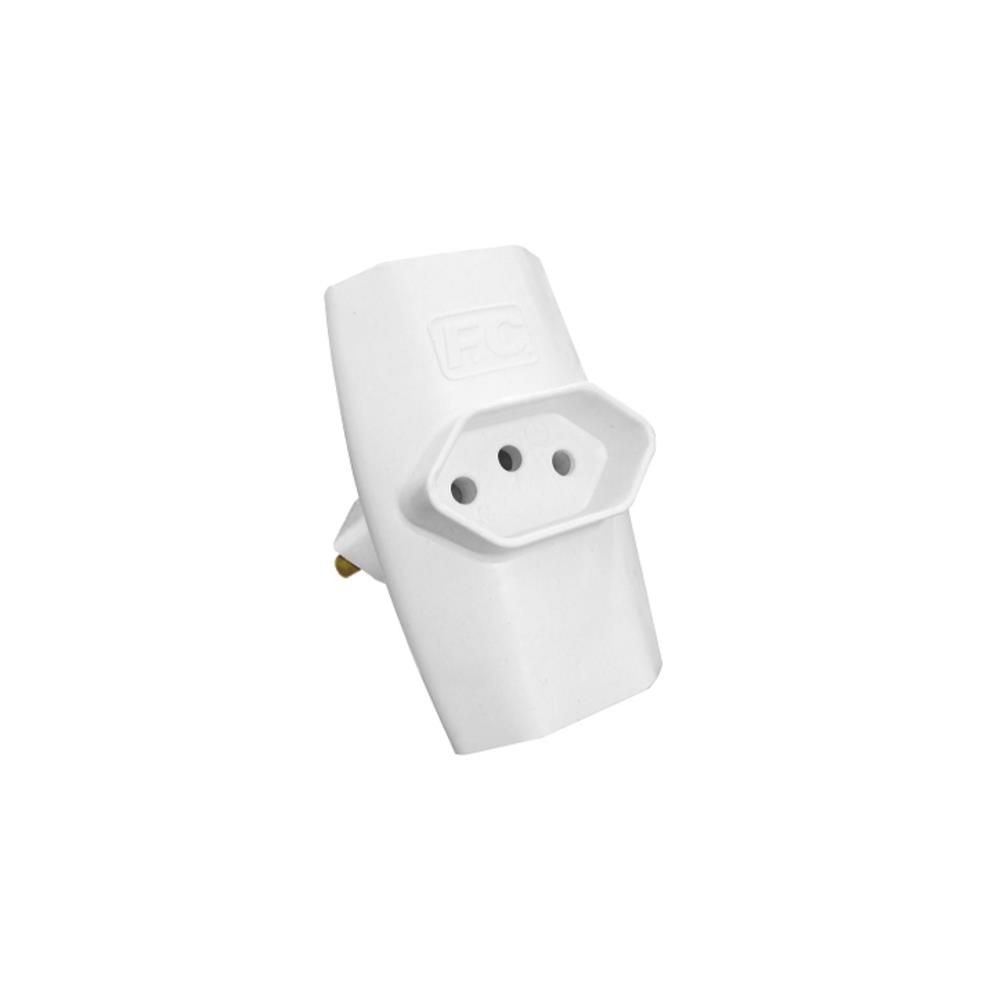 Pluge Branco 2P+T 10A Fc