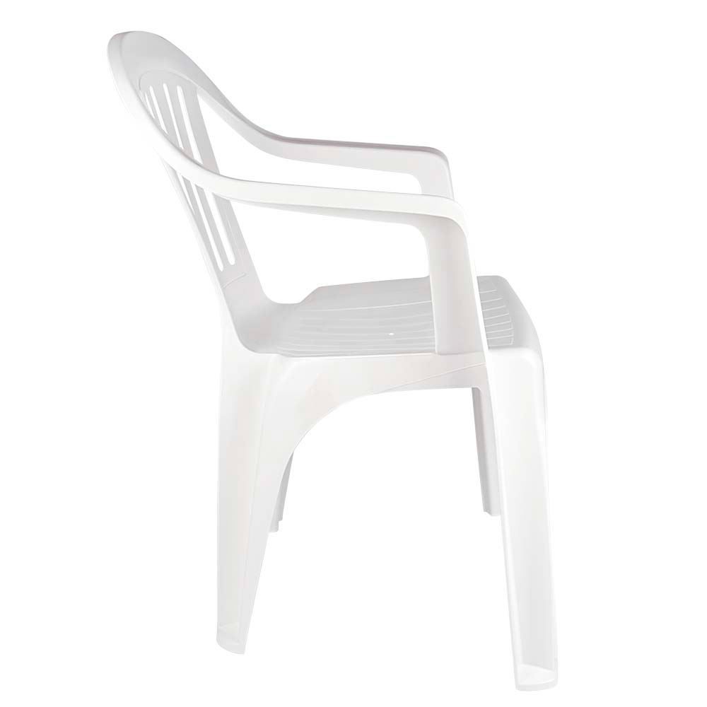 Cadeira De Plástico Mor Empilhável Bela Vista - Branco