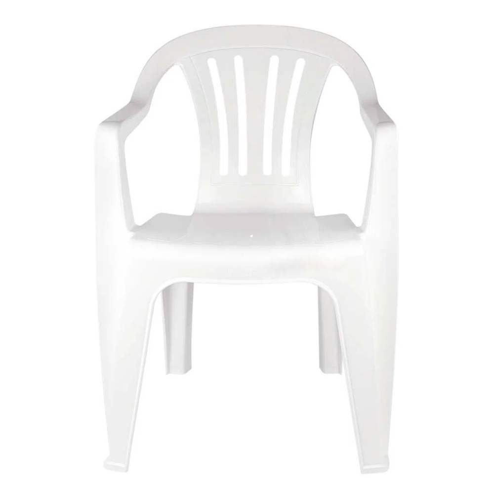 Cadeira De Plástico Mor Empilhável Bela Vista  - Branco