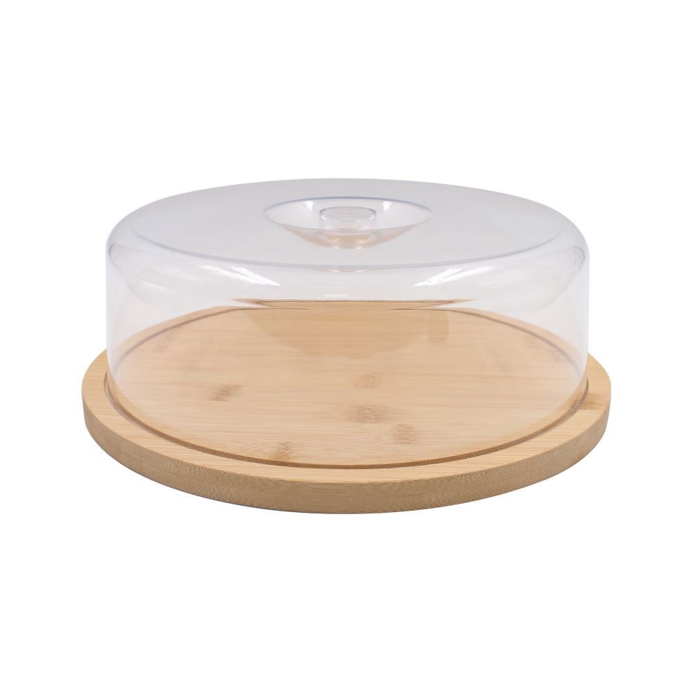 Porta Bolo De Bambu Com Tampa 28Cm - Havan Casa