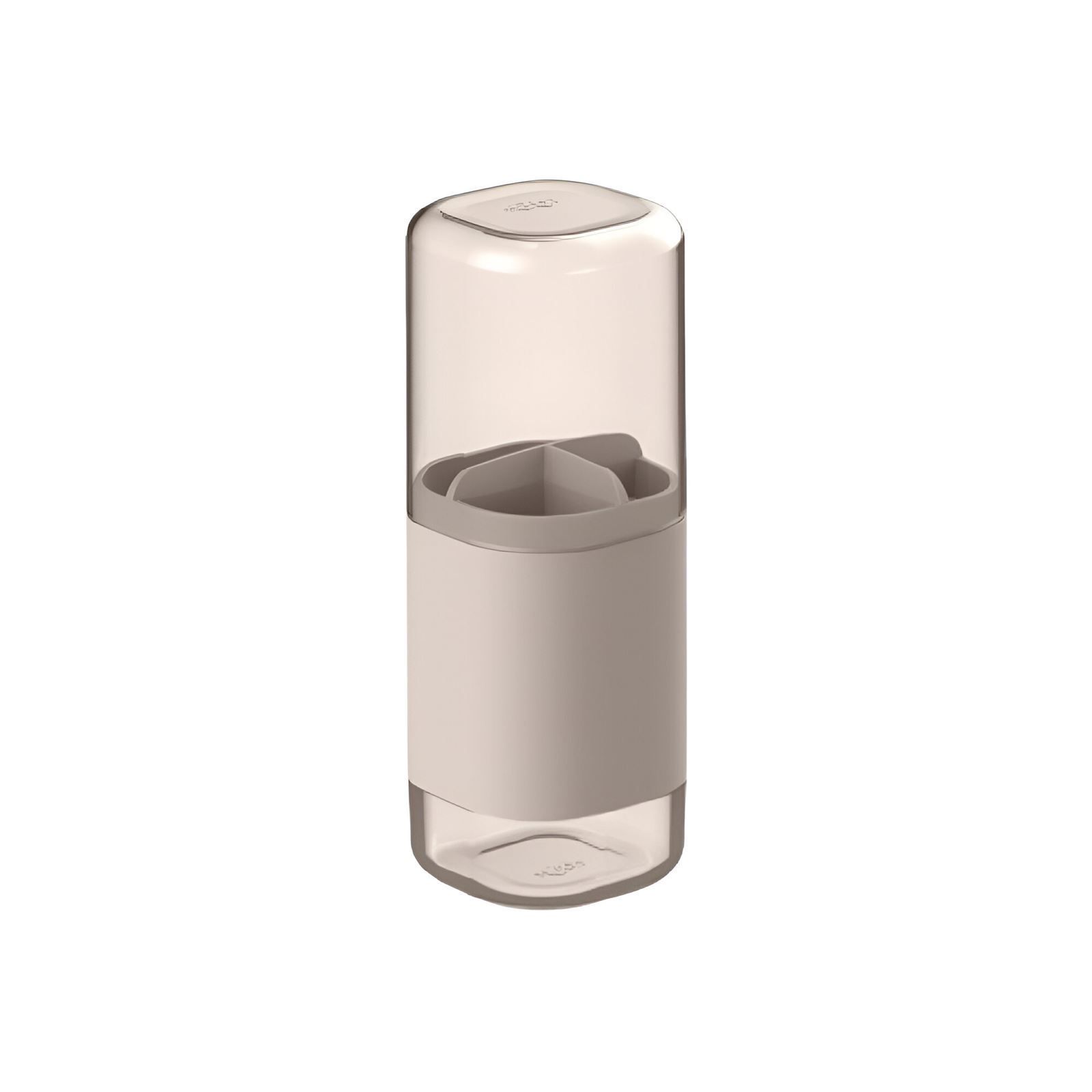 Porta Escova De Dente Dual Ou - Bege
