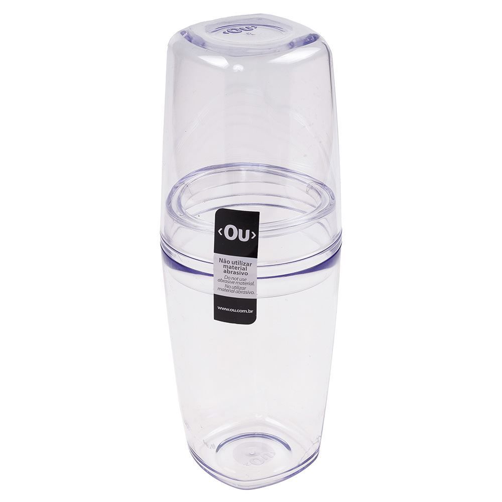 Porta Escova Martiplast Tule News 20,5Cm - Natural