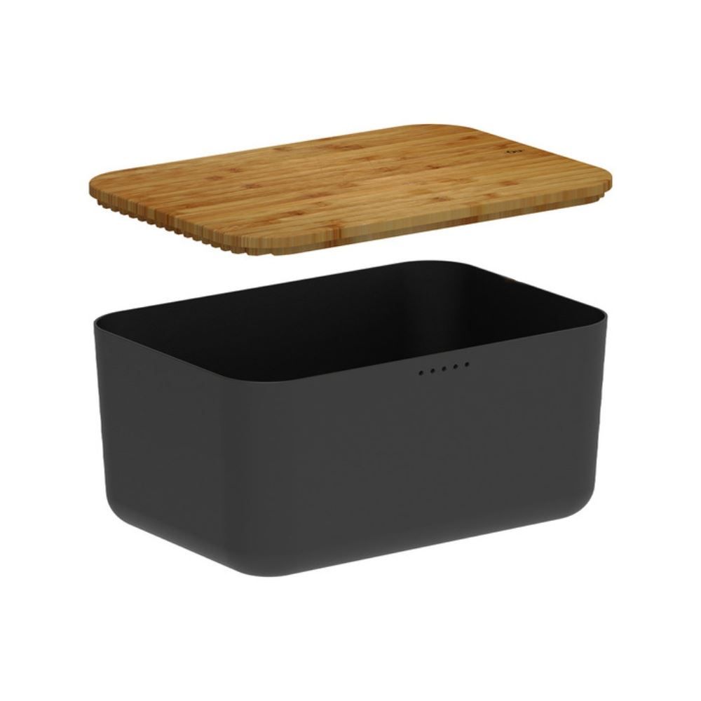 Porta-Pães Lume Ou 33,5Cm - Preto Fechado