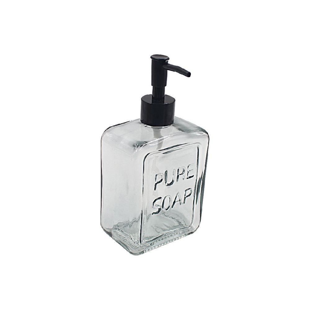 Porta Sabonete Líquido Quadrado Havan Casa 570 Ml - Cinza
