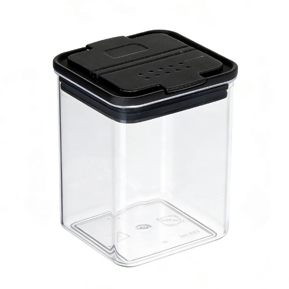 Porta Condimentos Quadrado Black 186Ml Arthi 