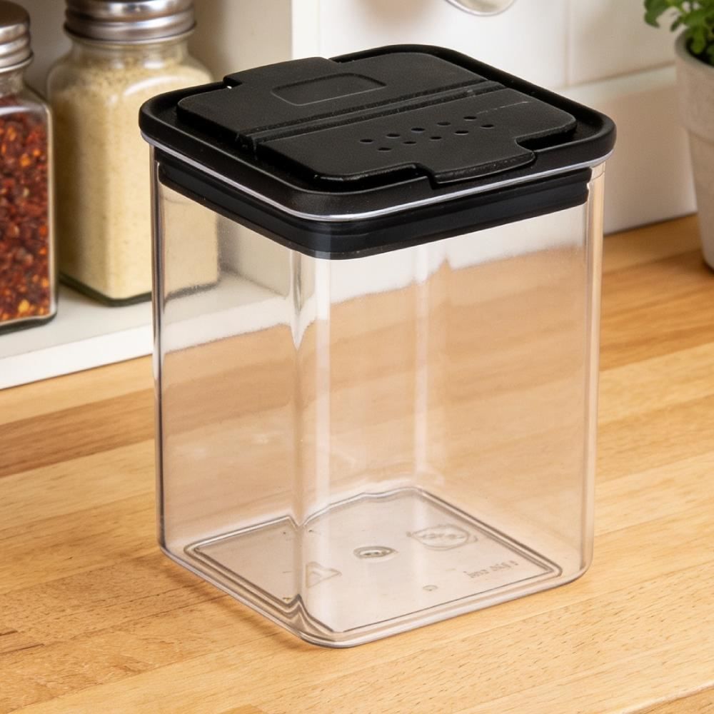 Porta Condimentos Quadrado Black 186Ml Arthi 
