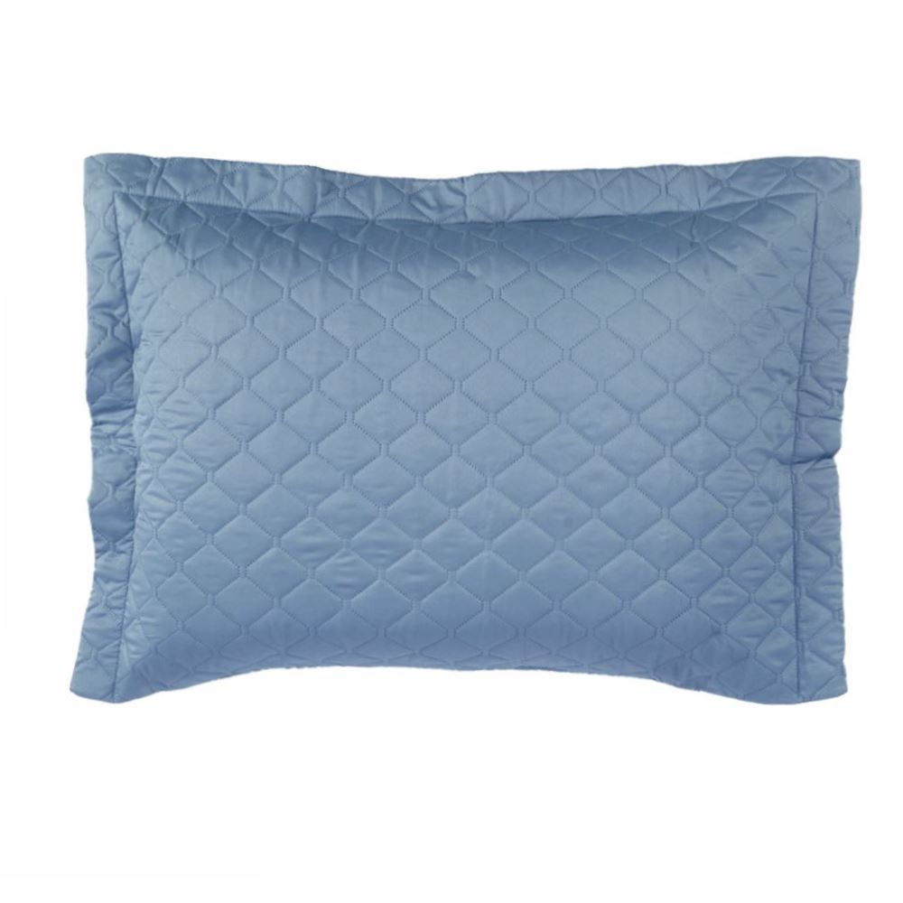 Porta Travesseiro Napoli Matelado 55Cm X 80Cm Havan Casa - Azul