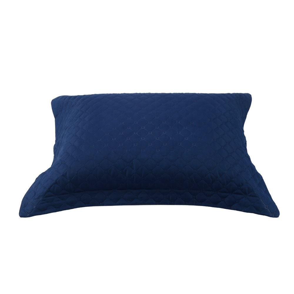 Porta Travesseiro Matelado Microfibra Havan Casa 1 Pç - Azul Oceano