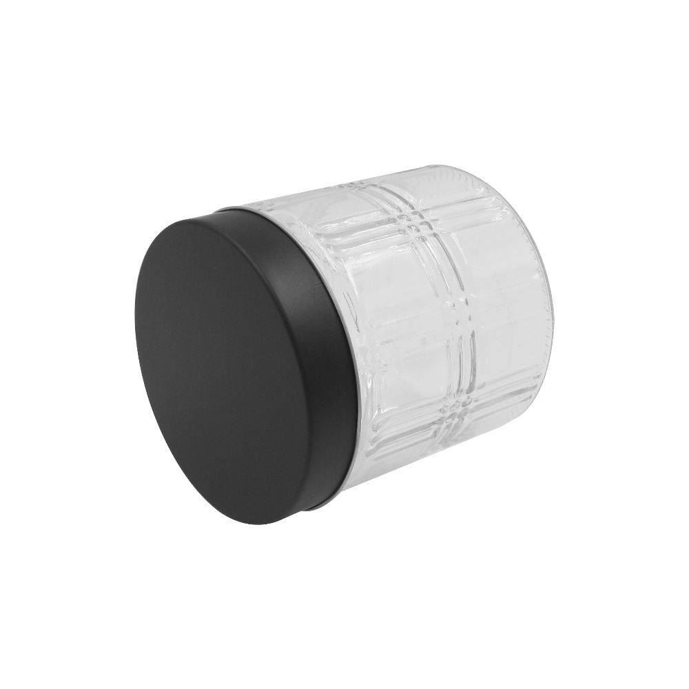 Pote De Vidro Com Tampa Havan Casa 850Ml - Preto