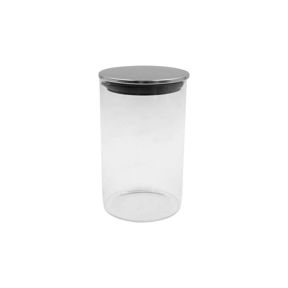 Pote De Vidro Com Tampa Inox Havan Casa 1 Litro - Havan Casa