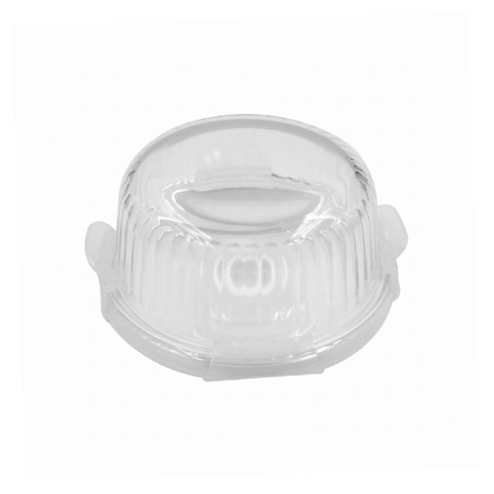 Pote de Vidro Hermético Redondo Canelado Havan Casa 620Ml - Transparente